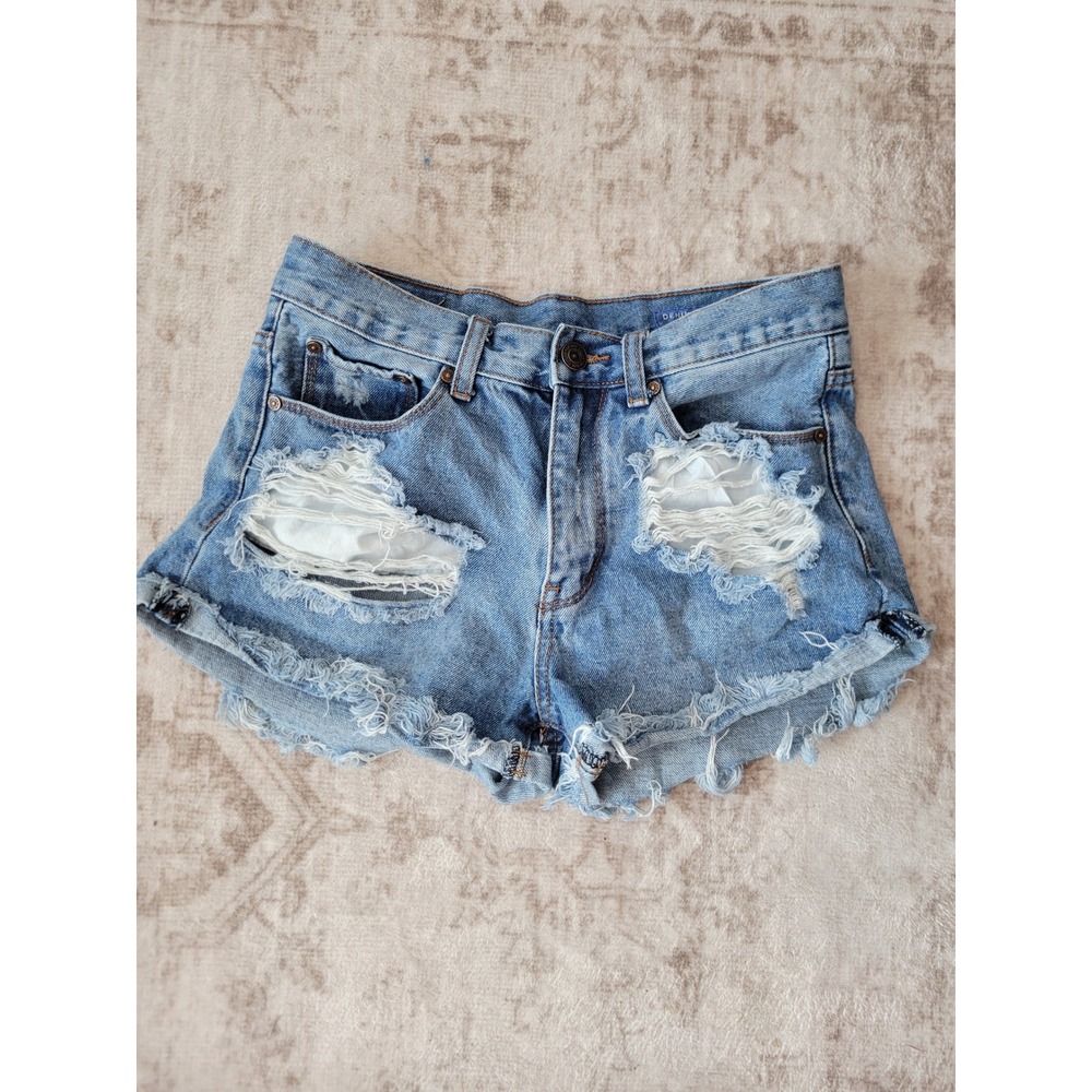 Denim Colab Saltwater &‎ Song Distressed Cutoff Jean Shorts – Women's 25